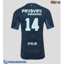 Fotballdrakt Herre Feyenoord Sem Steijn #14 Bortedrakt 2025-26 Kortermet